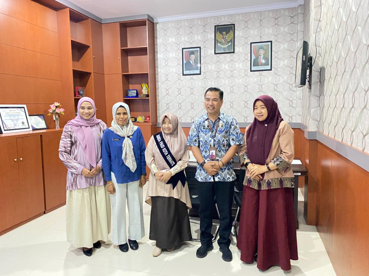 Bunda PAUD Kota Ternate Kunjungi Dinas Dukcapil dalam Rangka Advokasi Dokumen Kependudukan Anak Usia Dini