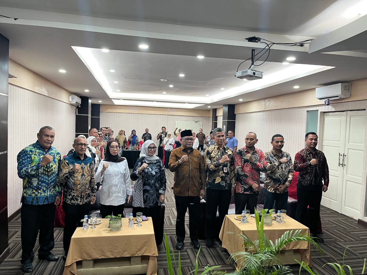 Disdukcapil Kota Ternate Hadiri Rakor Adminduk se-Provinsi Maluku Utara dan Launching Layanan "LAHIRKU"